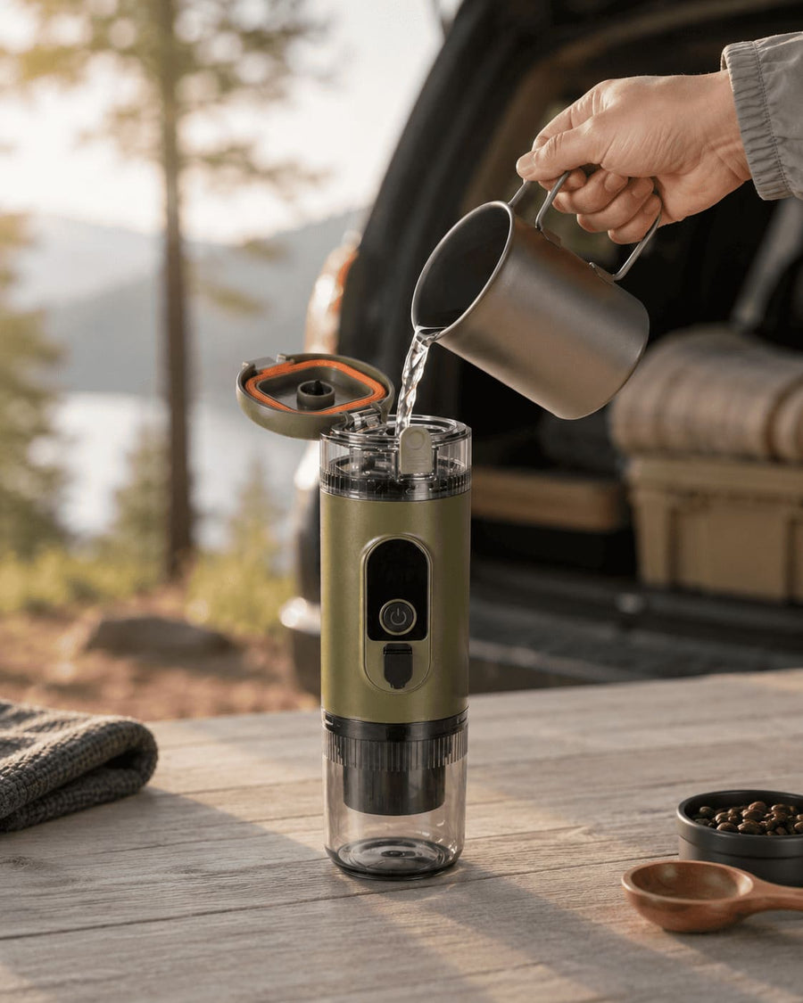 No Kettle Needed. Hot Espresso Anywhere.