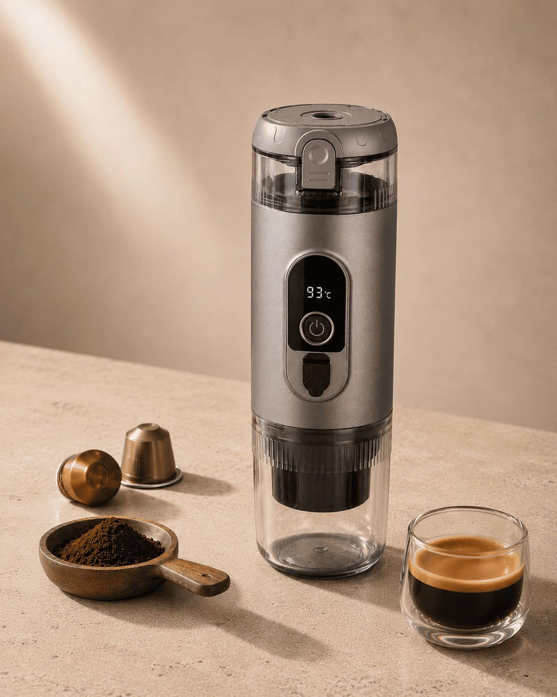 TrailBrew Portable Espresso Maker - Titanium Gray